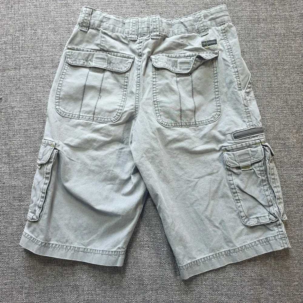 Columbia Cargo Shorts Grey Size 12 Youth Adjustable